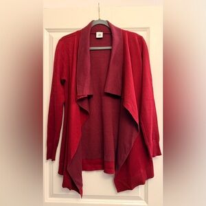 CAbi Deep Red Women's Cardigan